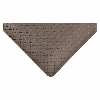 CONDOR Antifatigue Mat Black 4ft. x 6ft., 38ZA87