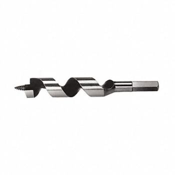 KLEIN TOOLS Ship Auger Bit w/Screw Pt 1-1/8, 807JU3