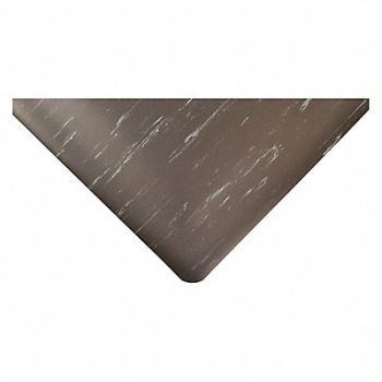 NOTRAX Antifatigue Mat Black/White 4x75ft, 36VK50