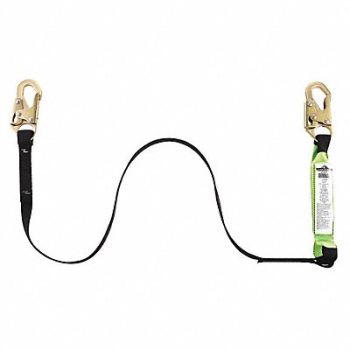 PEAKWORKS Shock-Absorbing Lanyard 4 ft 310 lb., 53AZ17