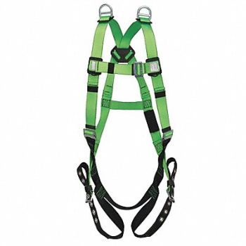 PEAKWORKS Full Body Harness Universal 310 lb Grn, 53AZ16
