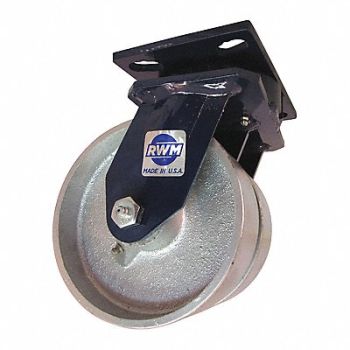 RWM Kingpinless Plate Caster Swivel 2400 lb., 53CF19