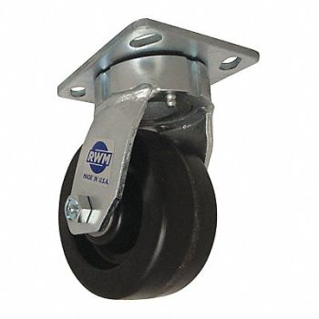RWM Kingpinless Plate Caster Swivel 800 lb., 53CF28
