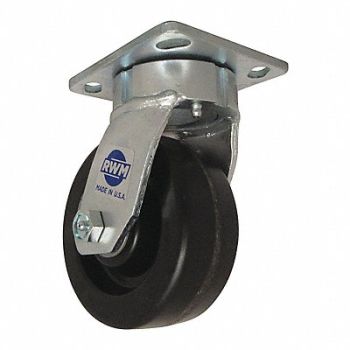 RWM Kingpinless Plate Caster Swivel 1200 lb., 53CF31
