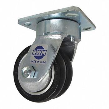 RWM Kingpinless Plate Caster Swivel 1100 lb., 53CF81