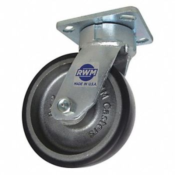 RWM Kingpinless Plate Caster Swivel 1500 lb., 53CG43