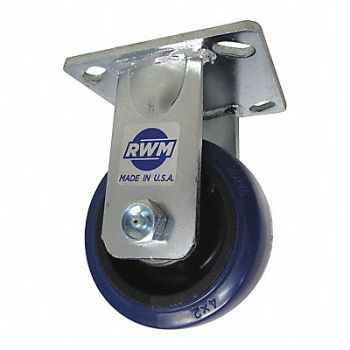 RWM Kingpinless Plate Caster Rigid 600 lb., 53CG59