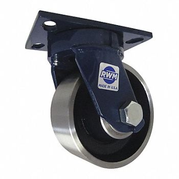 RWM Kingpinless Plate Caster Swivel 1800 lb., 53CG78