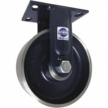 RWM Kingpinless Plate Caster Rigid 5500 lb., 53CG84