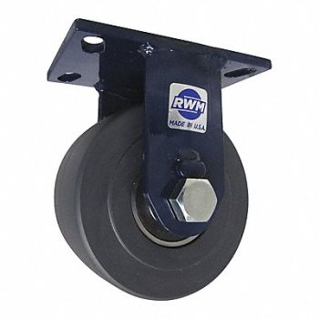 RWM Kingpinless Plate Caster Rigid 2600 lb., 53CG87