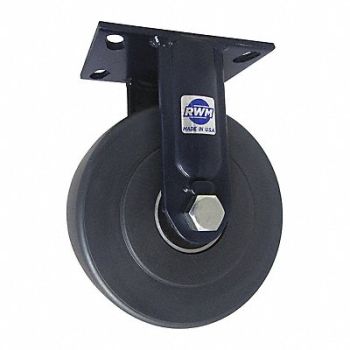 RWM Kingpinless Plate Caster Rigid 6000 lb., 53CG94