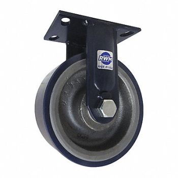 RWM Kingpinless Plate Caster Rigid 2500 lb., 53CH12