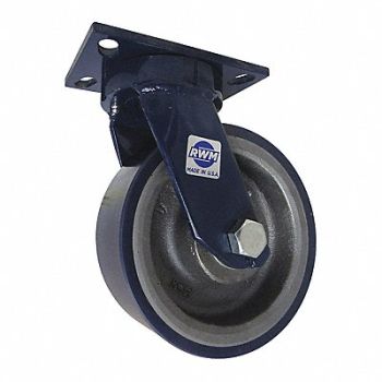 RWM Kingpinless Plate Caster Swivel 2000 lb., 53CH10