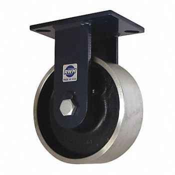 RWM Kingpinless Plate Caster Rigid 7000 lb., 53CH28