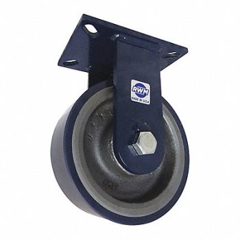 RWM Kingpinless Plate Caster Rigid 2500 lb., 53CH41