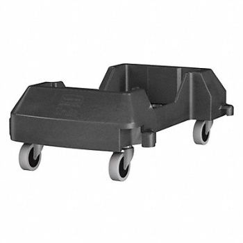 RUBBERMAID COMMERCIAL PRODUCTS Container Dolly 200 lb Load Cap. Black, 53CK42