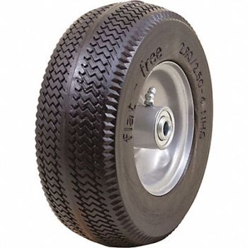 GRAINGER APPROVED Flat-Free Wheel 200 lb., 53CM48
