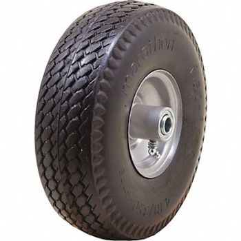 GRAINGER APPROVED Flat-Free Wheel 6 dia 225 lb, 53CM57