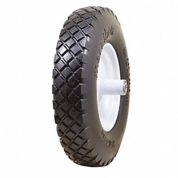 GRAINGER APPROVED Flat-Free Wheel 15-1/2 375 lb., 53CM70