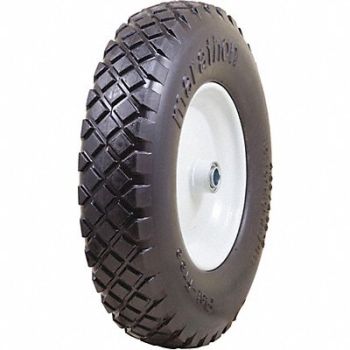 GRAINGER APPROVED Flat-Free Wheel 15-1/2 375 lb., 53CM71