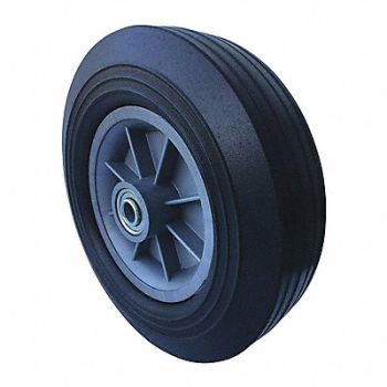 GRAINGER APPROVED Solid Rubber Wheel 4 500 lb., 53CM72