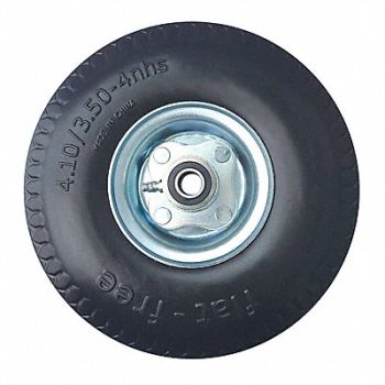 GRAINGER APPROVED Flat-Free Wheel 4 350 lb., 53CM73
