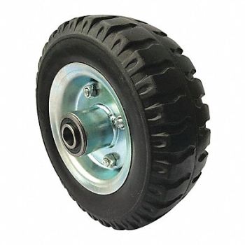 GRAINGER APPROVED Solid Rubber Wheel 6 250 lb., 53CM75