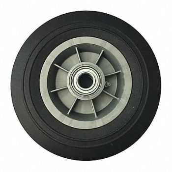 GRAINGER APPROVED Solid Rubber Wheel 8 dia 500 lb., 53CM87
