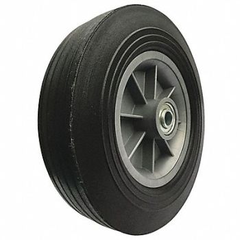 GRAINGER APPROVED Solid Rubber Wheel 4 500 lb., 53CM88