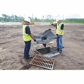 ULTRATECH Drain Guard Black 13 H 27 L PK10, 53CN52