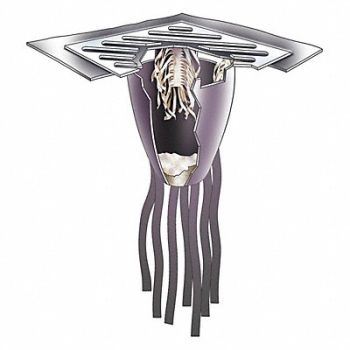 ULTRATECH Catch Basin Insert Black 4 H 15 L, 53CN57