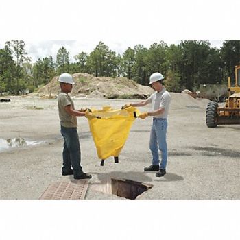 ULTRATECH Catch Basin Insert Yellow 4 H 15 L, 53CN67