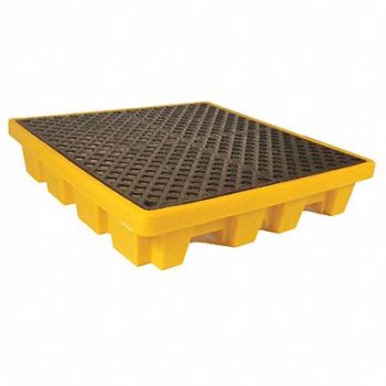 ULTRATECH Drum Spill Containment Pallet 51 L, 53CP28