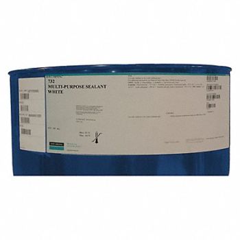 DOW CORNING Sealant Silicone Base White Pail, 53DC01