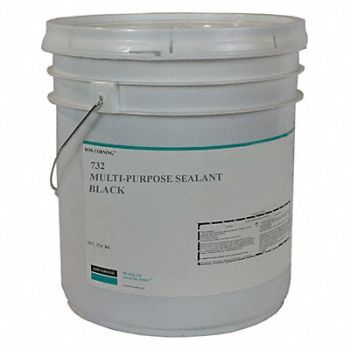 DOW CORNING Sealant Silicone Base Black Pail, 53DC03