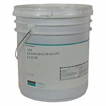 DOW CORNING Sealant Silicone Base Clear Pail, 53DC23