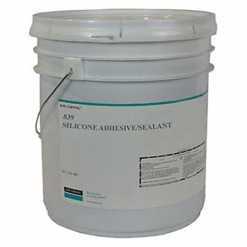 DOW CORNING Sealant Silicone Base White Pail, 53DC46