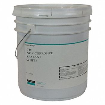 DOW CORNING Sealant Silicone Base White Pail, 53DC74