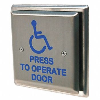 MS SEDCO Handicap Door Access Switch Push Button, 53DG91