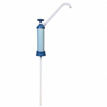 HYGENALL Pump Dispenser Plastic Blue 3 W, 53DK10