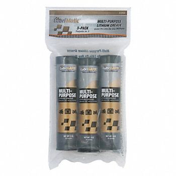 PLEWS-LUBRIMATIC Multipurpose Grease NLGI Grade 1.5 PK3, 53DN10