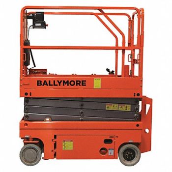 BALLYMORE Scissor Lift 500 lb Battery 51 ft., 53DN38