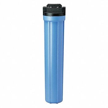 PENTAIR/PENTEK Filter Housing 22 7/8 H 5 1/8 Dia Blue, 53DP11