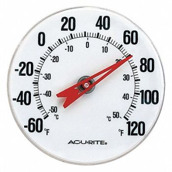 ACURITE Analog Thermometer 5 Dial Size, 53DP74