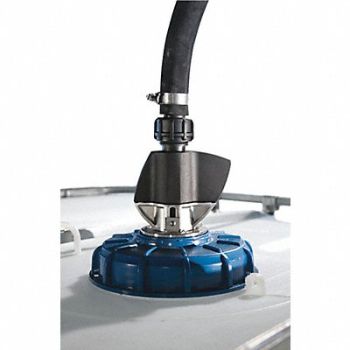 PIUSI Coupler Stainless Steel 3/4 Hose Barb, 53DR88