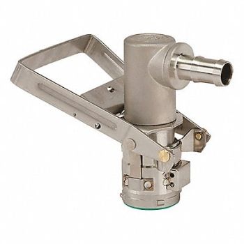 PIUSI Coupler Stainless Steel 3/4 Hose Barb, 53DT12