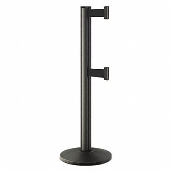 LAVI Barrier Post Steel Black Wrinkle, 53DX30