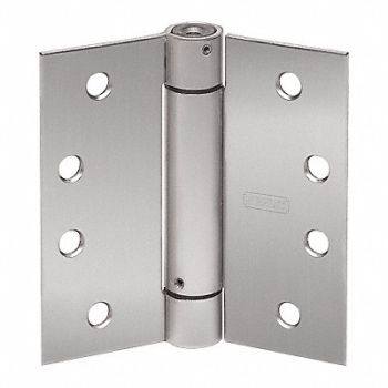 STANLEY Spring Hinge Steel 125.0 lb Load Cap., 53DY68