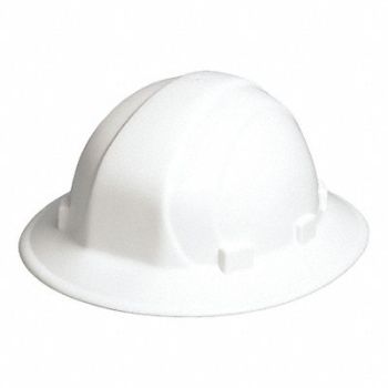 ERB SAFETY Hard Hat Type 1 Class E Pinlock White, 53EA36