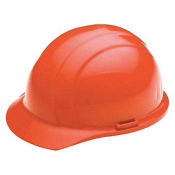 ERB SAFETY Hard Hat Type 1 Class E Ratchet Orange, 53EA39